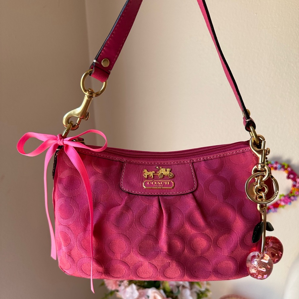 Pink Vintage Coach Purse